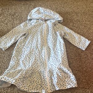 Lilly Pulitzer Blue Dot Kids Robe style cover up